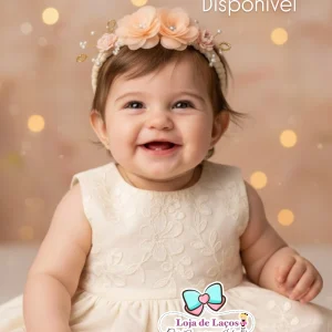 Tiara ajustável com regulagem