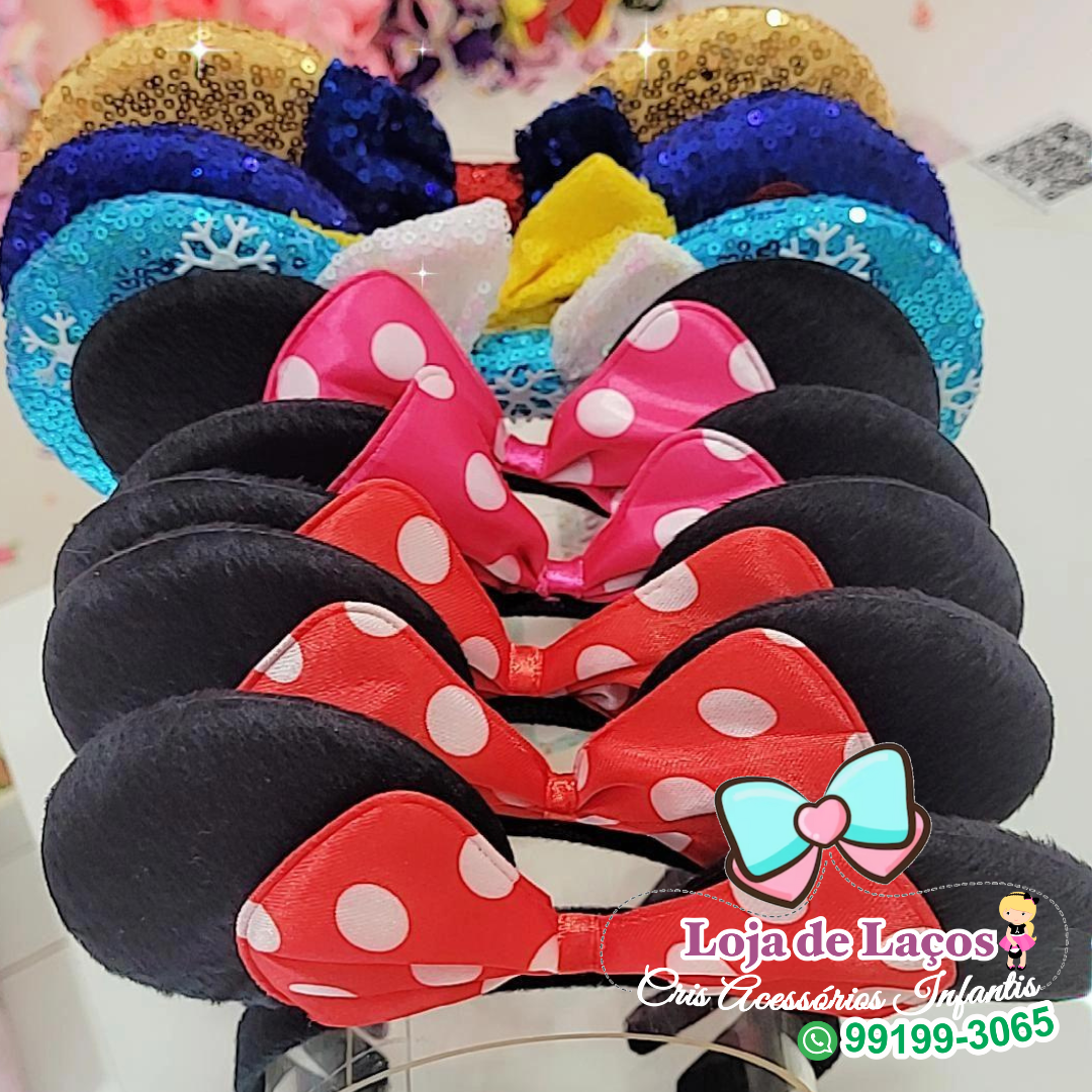 Tiara Minnie Vermelha