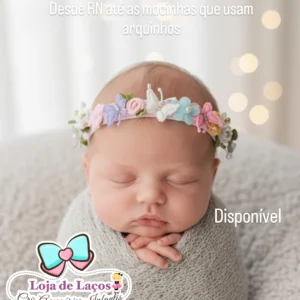 Tiara jardim encantado para aniversário ou mesversário