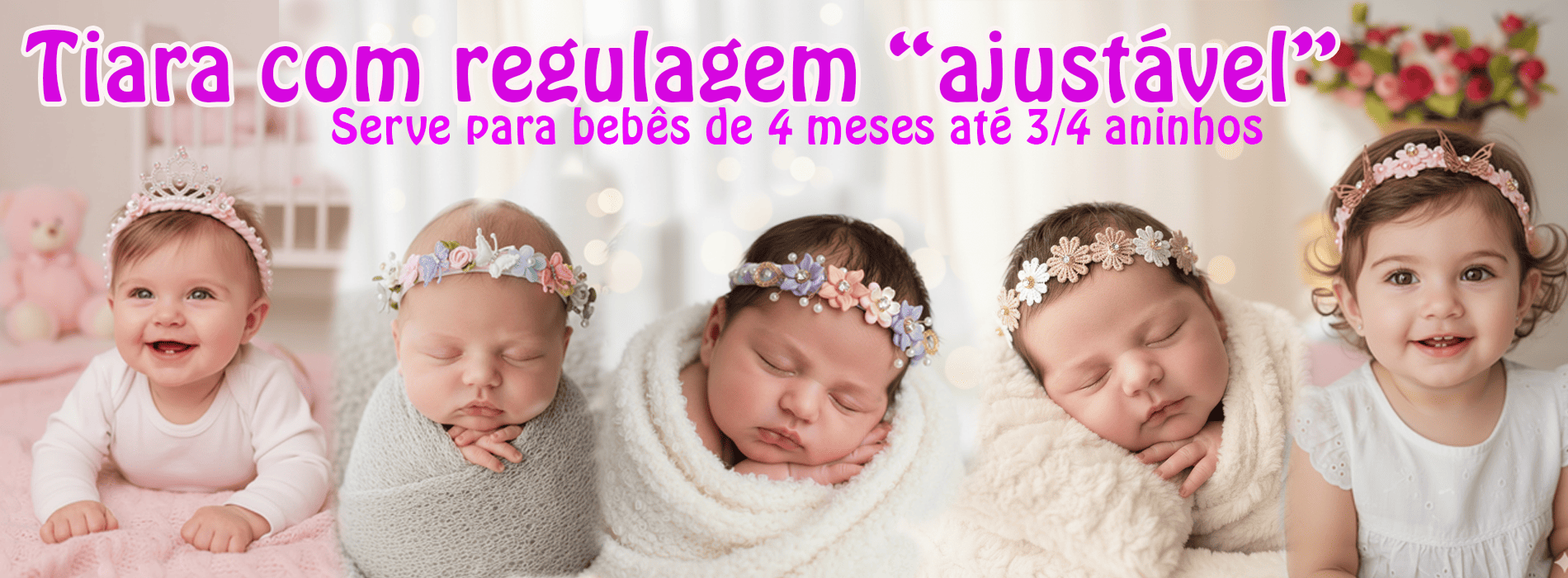 Banner - Tiara ajustável