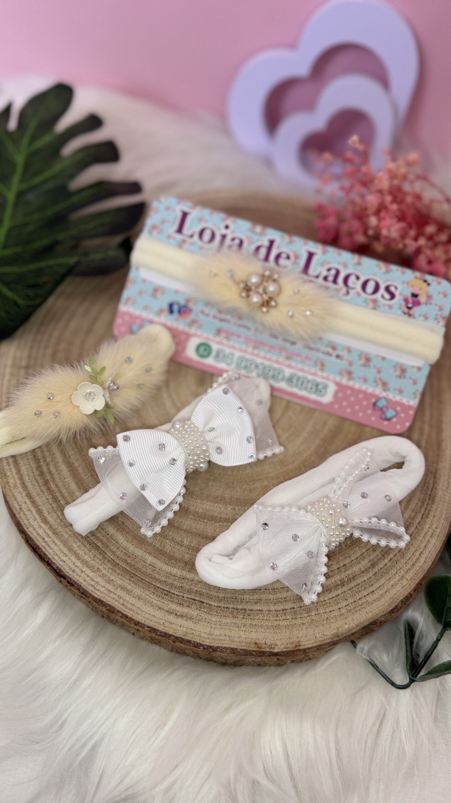 Laço na faixa para bebê Pelucia - Imagem 5