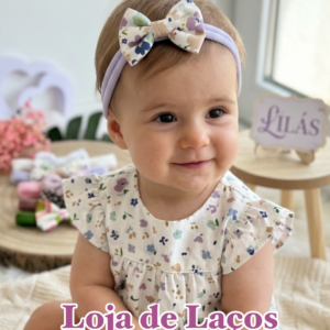 Laço de bebê na faixinha