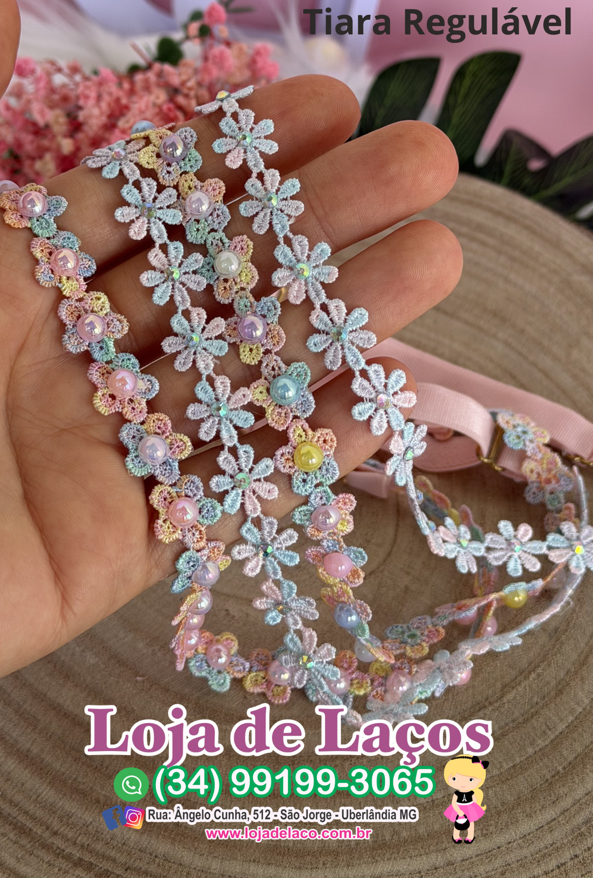 Tiara regulável - Imagem 4