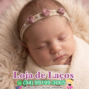 Laço para bebê delicado