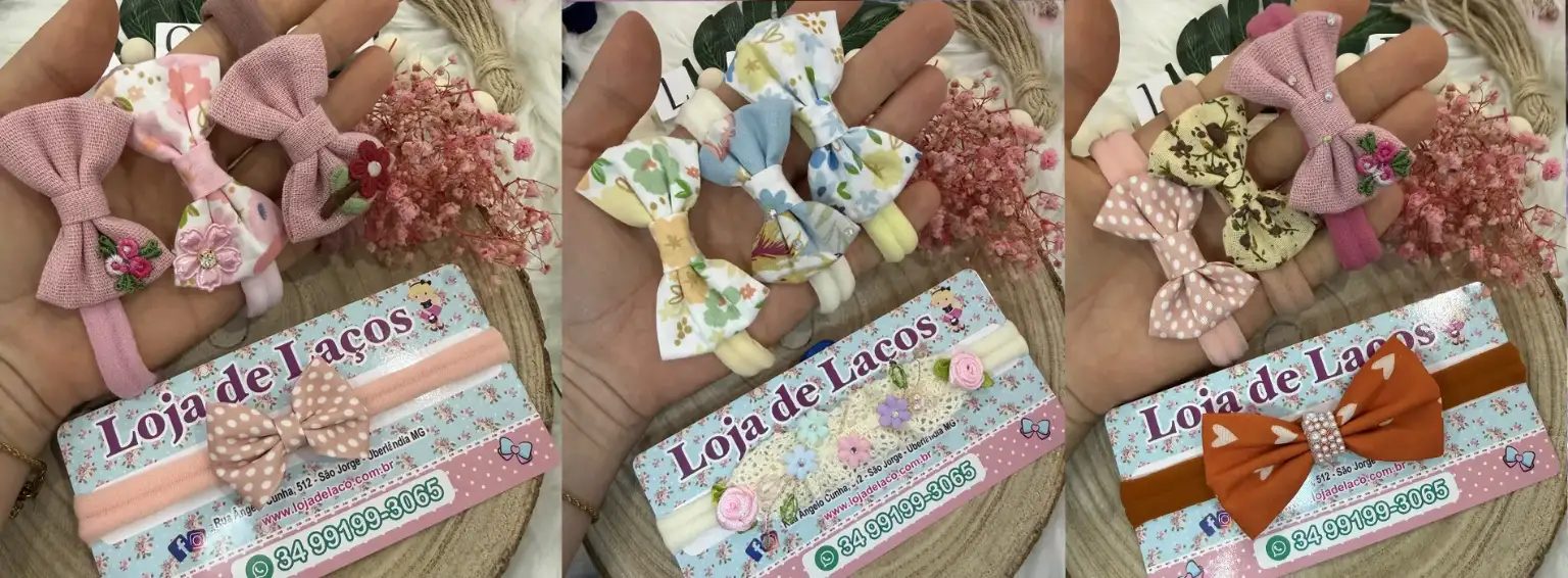 Loja de Laços - laços e tiaras para bebê